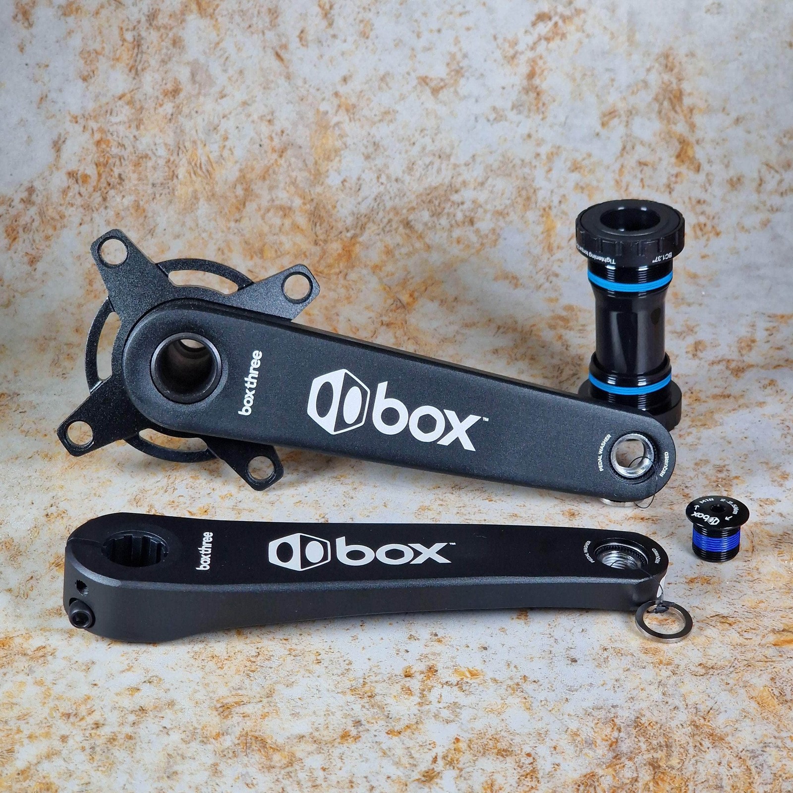 Box Three 2pc Hollow Forged BMX Race Crankset with BB 170mm 175mm 172.5mm 180mm