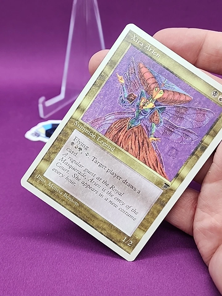 MTG Xira Arien Misprint Dirty Plate Missing Ink Error Chronicles EDH *CCGHouse* - Image 2 of 4