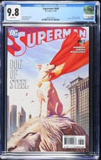 SUPERMAN #680 (2008) CGC 9.8 WP ALEX ROSS KRYPTO DOG OF STEEL COVER