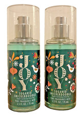 JOY SUGARED SNICKERDOODLE FRAGRANCE MIST SPRAY MINIS 2.5 OZ BATH BODY WORKS X2