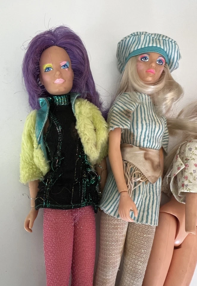 Muñecas Hasbro Jem & the Holograms de colección 3 Estate Find -Necesita TLC Clash Jem Jerrica Foto 2 de 4