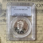 1992-S Kennedy Half Dollar Silver 50C PCGS PR70DCAM Proof San Francisco