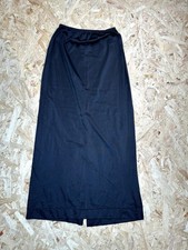 Vintage Black Half Slip Medium 100 Nylon Scalloped Hem Back Vent RN 32859