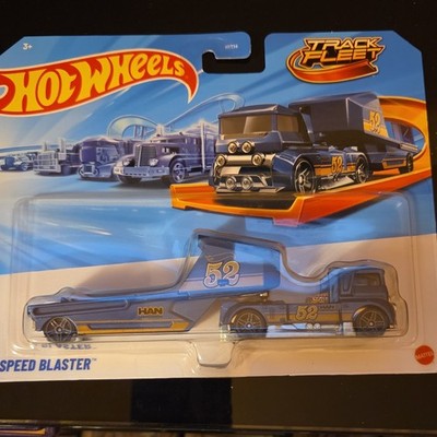 Hot Wheels Speed Blaster Track Fleet 1:64 Diecast Truck Blue 2021 Unopened