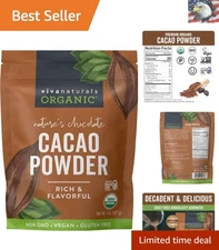 2lb Organic Cacao Powder - , Keto, and Gluten-Free Dark Chocolate Bliss