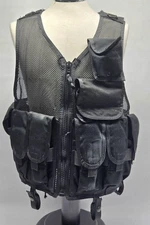 Vintage 1990's OLDGEN Eagle Industries TAC-V1-N Black Tactical Vest