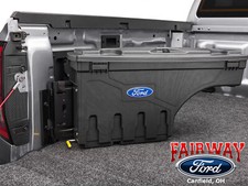 24 Thru 26 Ford Ranger Oem Ford Lockable Pivot Storage Bed Box - Left Driver 24 Thru 26 Ford Ranger Oem Ford Lockable Pivot Storage Bed Box - Left Driver
