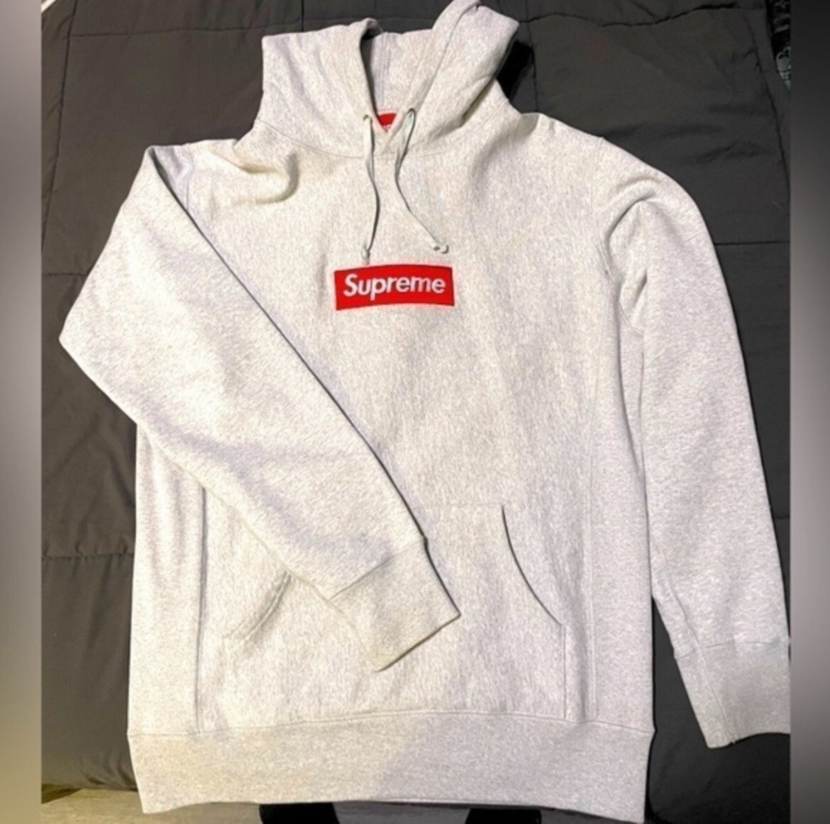 Supreme Heather Gray Box Logo