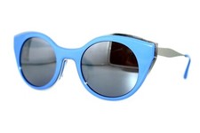 NEW MORGENTHAL FREDERICS NEW YORK 259 GISELE BLUE AUTHENTIC SUNGLASSES FRAMES