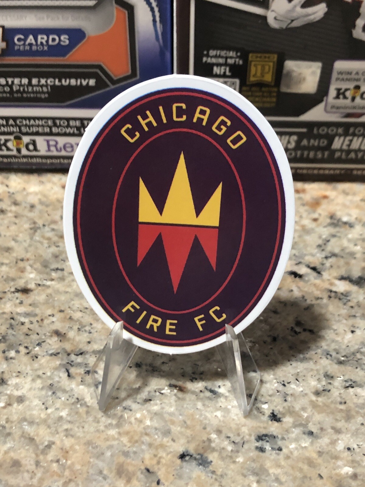 Chicago Fire FC Soccer Team Logo 2.5in Decal. Sticker Futbol Stickers ...