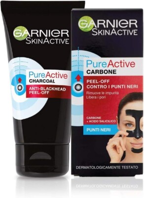 GARNIER Skin Active Maske Peel-Off Anti-Mitesser Kohle 50ml