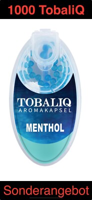 TOBALIQ 1000 Aromakapseln    PREMIUM Kapseln Klick Filter w Hoffmann Aroma King