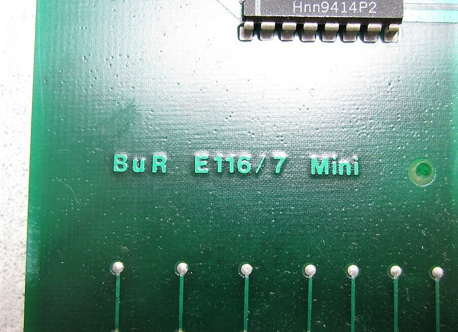 B+R Minicontrol MCE16A-0 Input Module E116/7 Mini