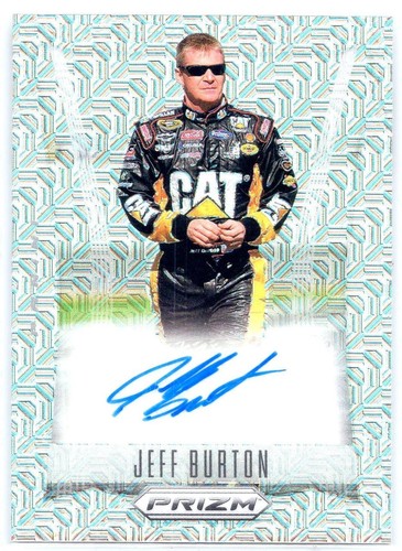 Jeff Burton 2024 Panini Prizm #TS-JBN Throwback Signatures Silver