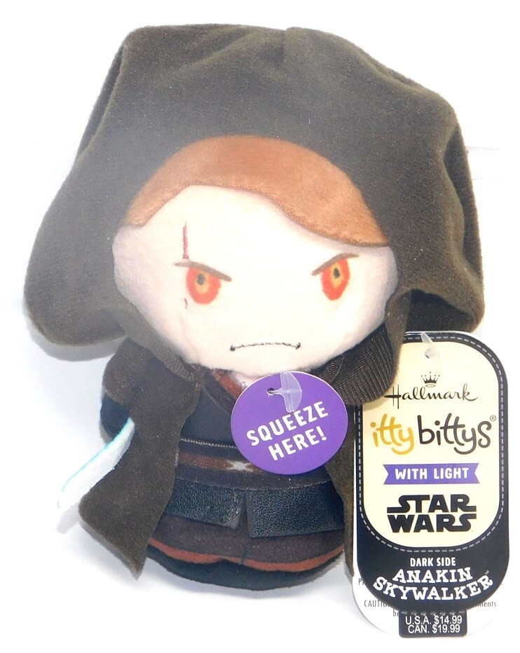 い*d様 star wars itty bittys anakin obi-wa Hallmark Star Wars Itty Bittys Dark Side Anakin Skywalker w
