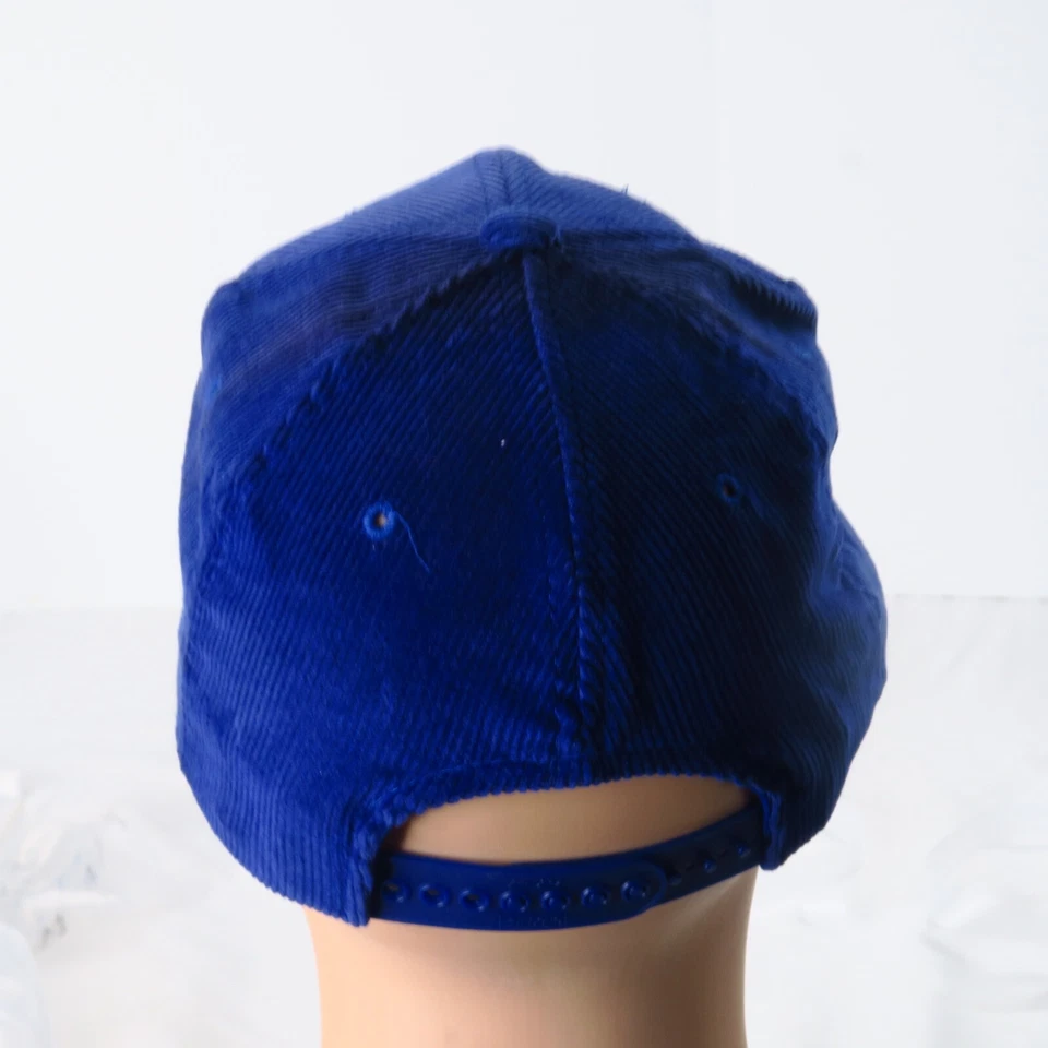 Vintage 1986 Southern Conference Basketball Tournament Blue Corduroy Hat SoCon - Image 4 of 4