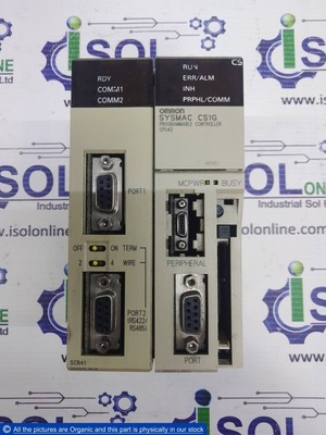 Omron SYSMAC CS1G-CPU42-E CPU Unit Programmable Controller CS1W-SCB41