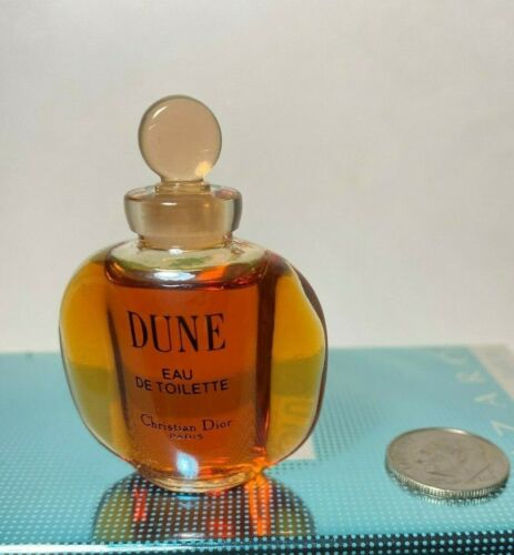 Dune Christian Dior  W Miniature Mini  5 ML /.17 oz EDT  Splash 1990&#039;s RARE 