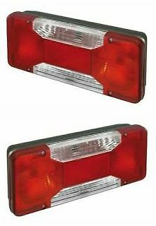 2 feux arrières pour Iveco Daily et camion benne Fiat ou Peugeot - Éclairage arrière 12V 24V