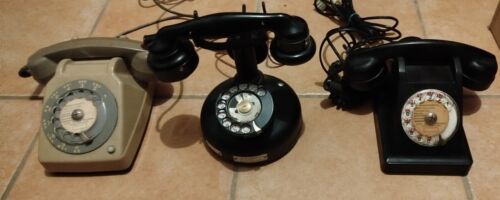 3 Téléphones Vintage Années 20, 60 Et 80 - Jacquesson - PTT - Limited Edition  - Afbeelding 1 van 10