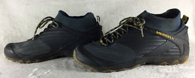 Merrell Chameleon 7 Knit Mid Hiking Boots Mens 14 Gray Black