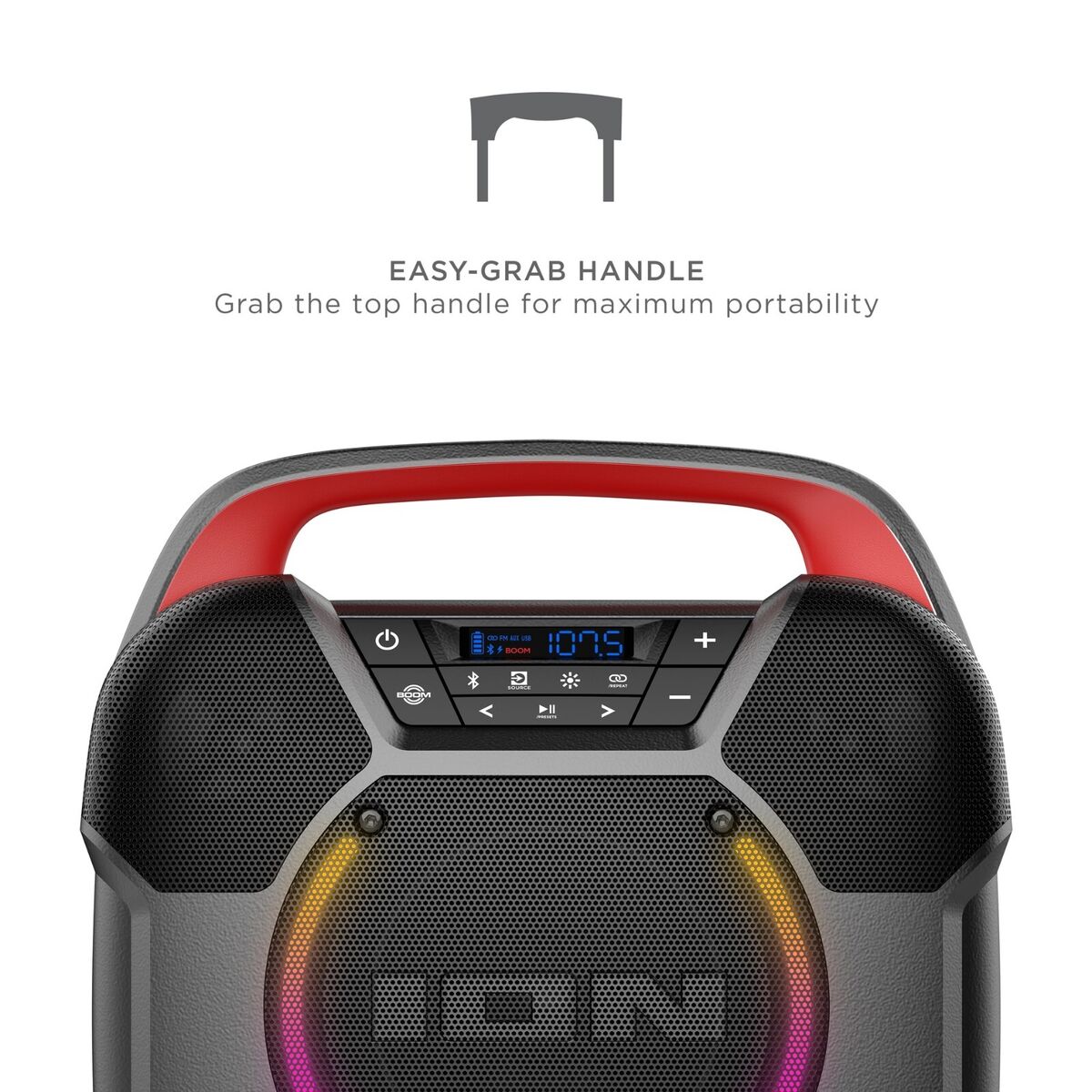 ION Audio Pathfinder Go All Weather Portable Bluetooth Speaker