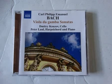 Viola Da Gamba Sonatas Emanuel Bach CD 2008 Classical Music Cello Piano Kouzov