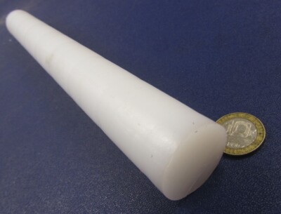 Hdpe White Round Rod 1.25'' Diameter x 12'' Long