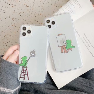 Cute Dinosaur Cartoon TPU Phone Case Cover For iPhone 11 X ...