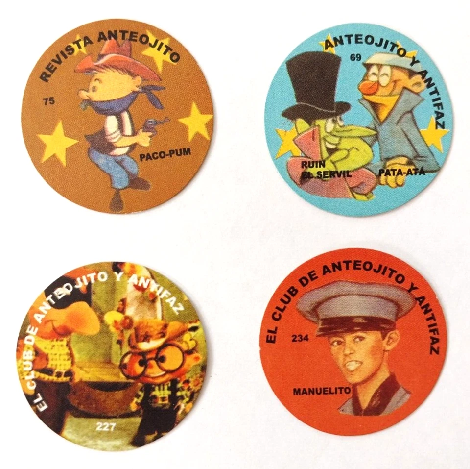 Garcia Ferre Cartoon Disc Set Anteojito & Antifaz Rare Argentina 60s 70s (12x) - Image 3 of 4