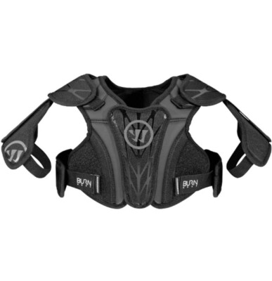 Warrior Youth Burn NEXT SP 2018 Lacrosse Shoulder Pads Black X Small 
