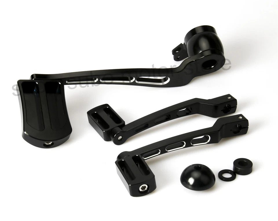 Brake Shift Levers For Harley Ultra Limited FLHTK FLHX Street glide 14-UP Skull  Foto 2 de 4