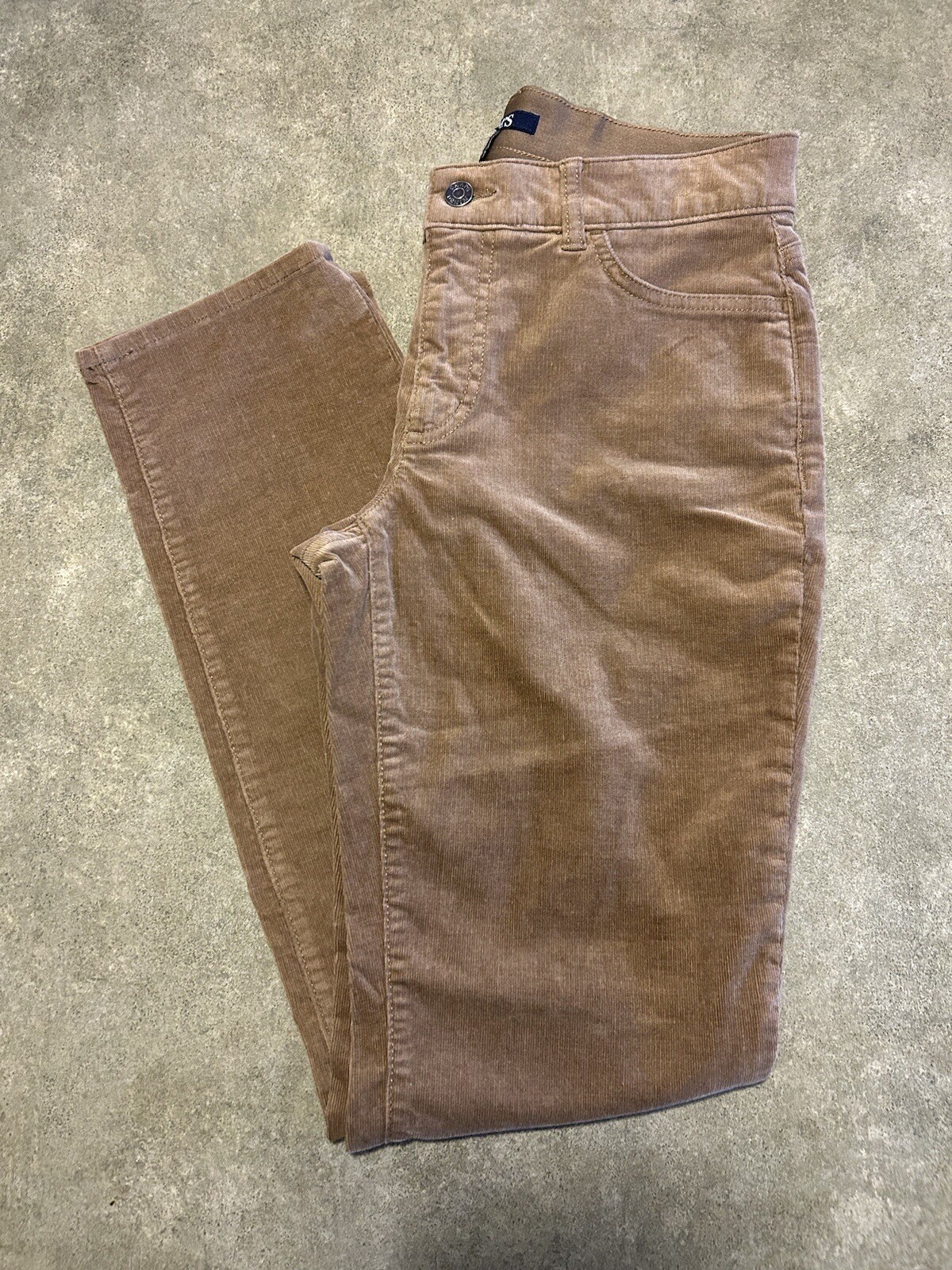Chaps Corduroy Pants Women Size 6 Pockets Stretch Rust Brown eBay