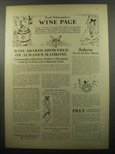1950 Almaden - Madrone Vineyards Ad - Frank Schoonmaker's Wine Page