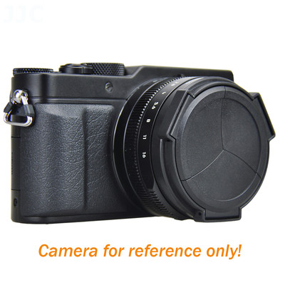 JJC Auto SELF-RETAINING Auto Lens Cap for Panasonic Lumix LX100