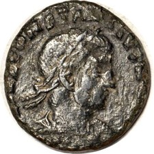 Roman-Syria, Antioch Follis Constantius II; 324.337AD 1.9g AE  K14692