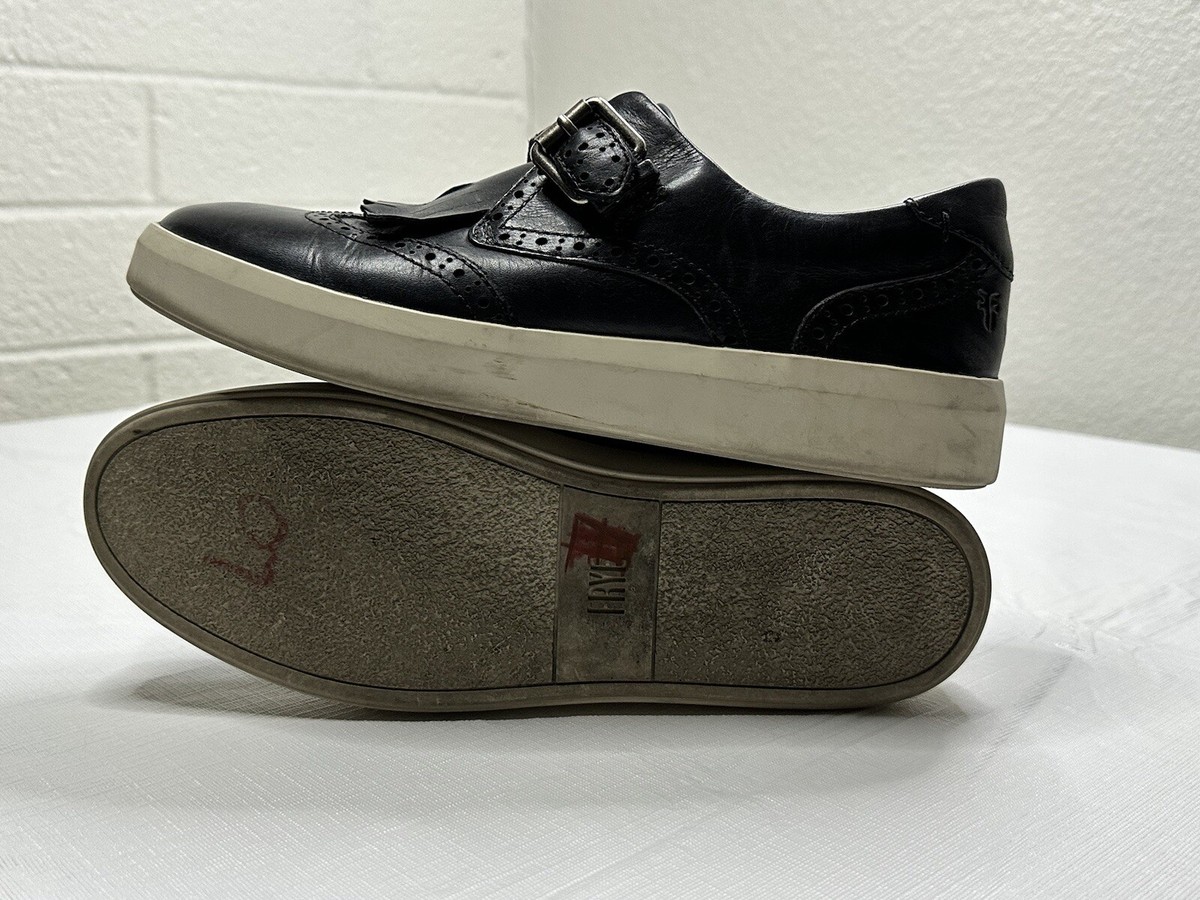 Women's Frye Brea Kiltie Slip On Loafer Shoes Size Black 3470448