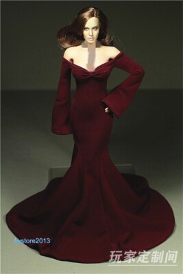 1:6 Black Evening Dress Clothes 12" Female PH TBL JO Action Figure Body  Toys | eBay