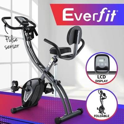 Everfit Folding Exercise Bike Magnetic X-Bike Aerobic Trainer Indoor Cycling - image 1 of 4