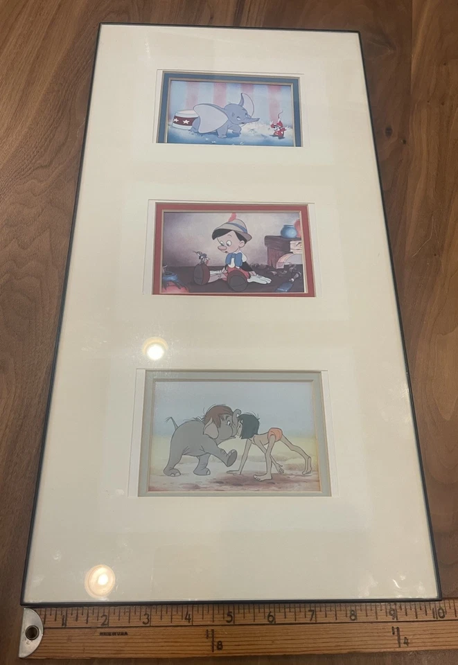 Disney Archive Collection Framed Cards ART Pinocchio Jungle Book Dumbo Child ✨ - Image 2 of 4
