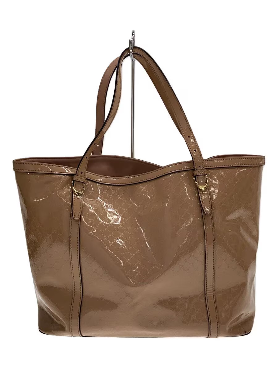 GUCCI Pink Enamel Tote Bag 309613 213048