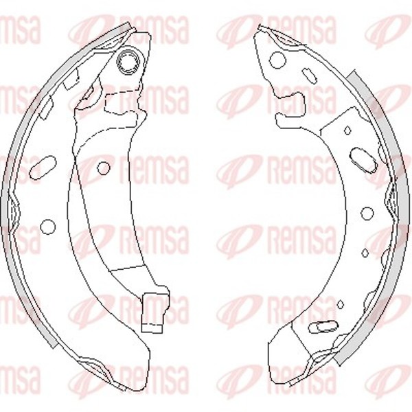 Bremsbacke Remsa 4194.01 200Mm FüR Chrysler Sebring JR Stratus JA JX Dodge 16V-image