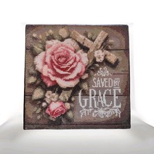 Completed 3D Diamond Art Canvas Wall Hanging Wall Art, Finished 12x12"