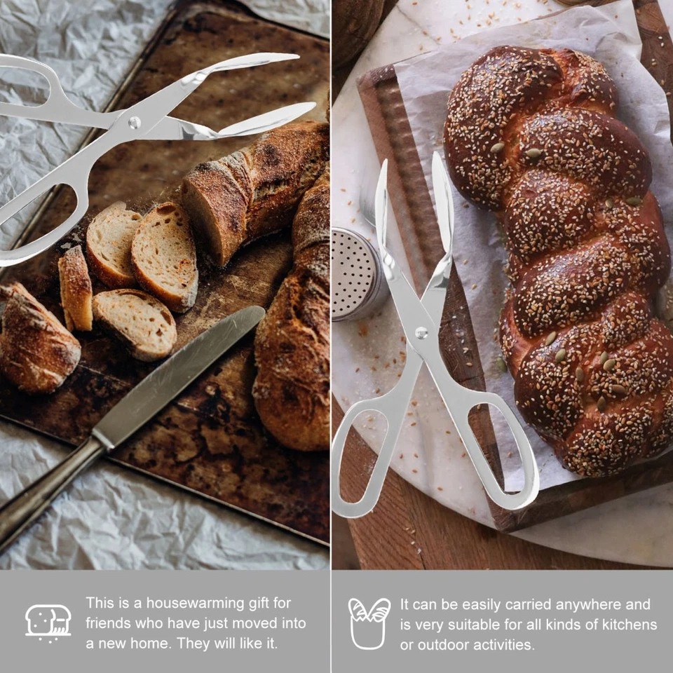 Forchetta per cucchiaio da portata in acciaio inossidabile (argento) - Immagine 4 di 4