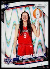 2025 Panini Prizm WNBA #140 Georgia Amoore White Seismic Prizms