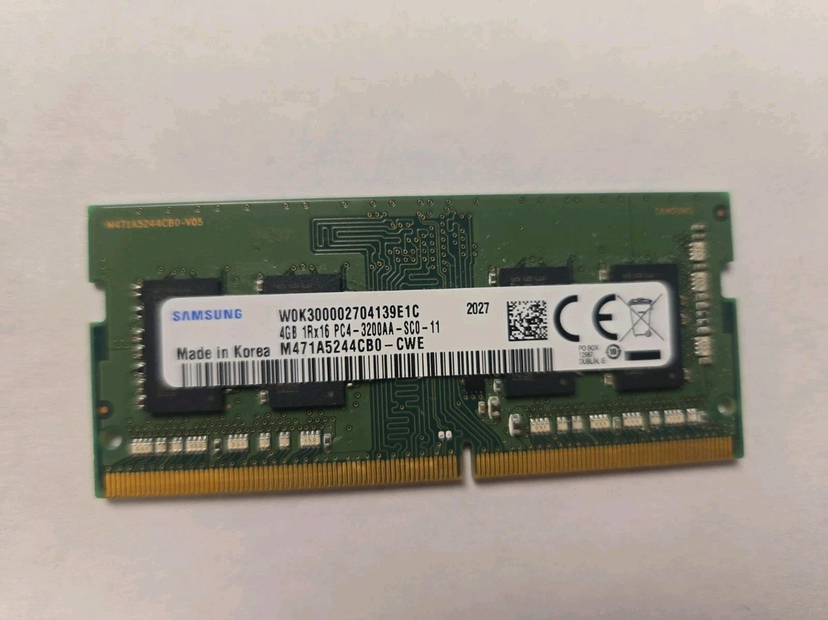 25+ Samsung DDR4 SDRAM 4 GB Capacity per Module Memory (RAM) for