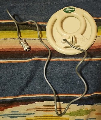 Garrett Discriminator 7in Precision Gold Metal Pro Detector Coil OEM 3 Pin