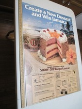 Baskin Robbins ice cream 1983 CREATE Air Jamaica airplane Pioneer boom box 2S