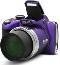 Minolta Pro Shot 16 Mega Pixel HD Digital Camera 53x Optical Zoom 1080p