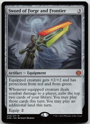 Sword of Forge and Frontier Phyrexia: All Will Be One 244 NM M